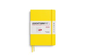 LEUCHTTURM WEEKLY PLANNER 2026 & NB A5 HC 12 MONTHS LEMON 372655